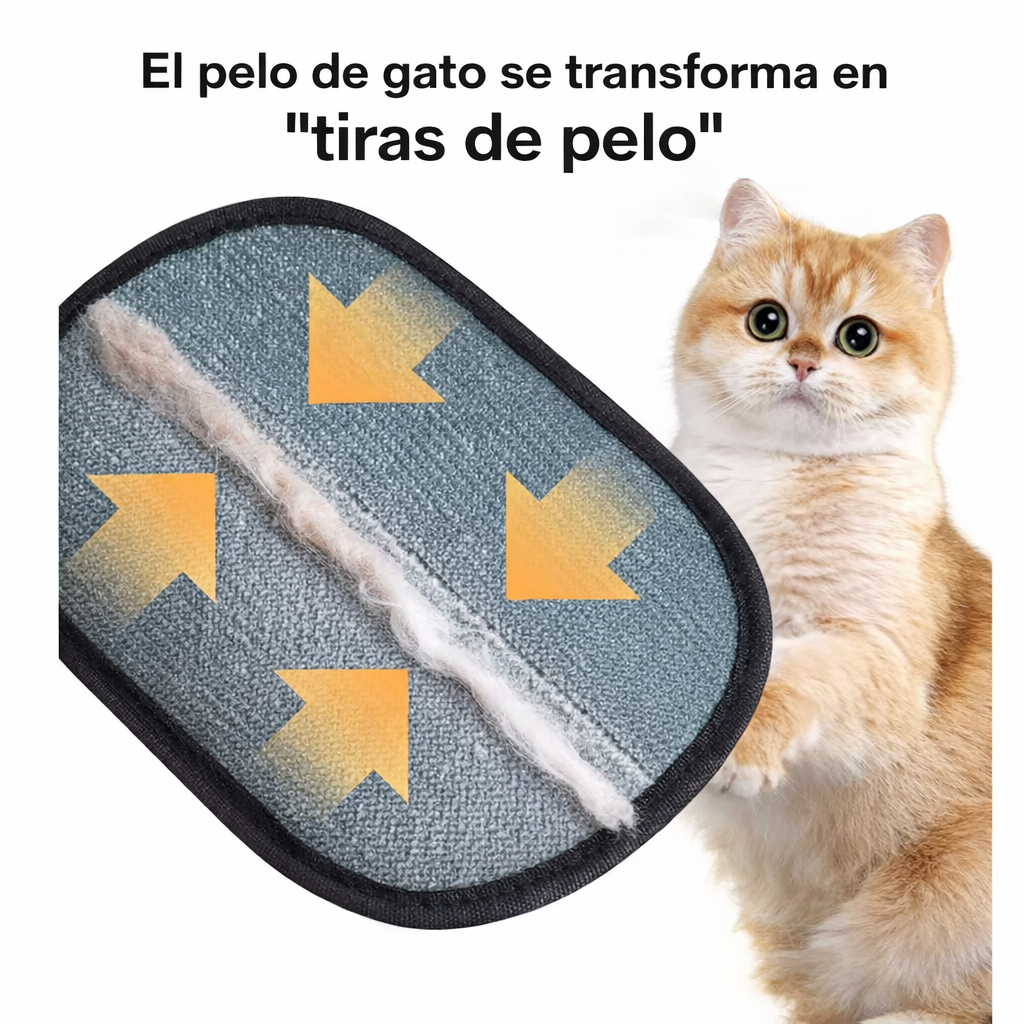 Guante Profesional Removedor de Pelo para Mascotas