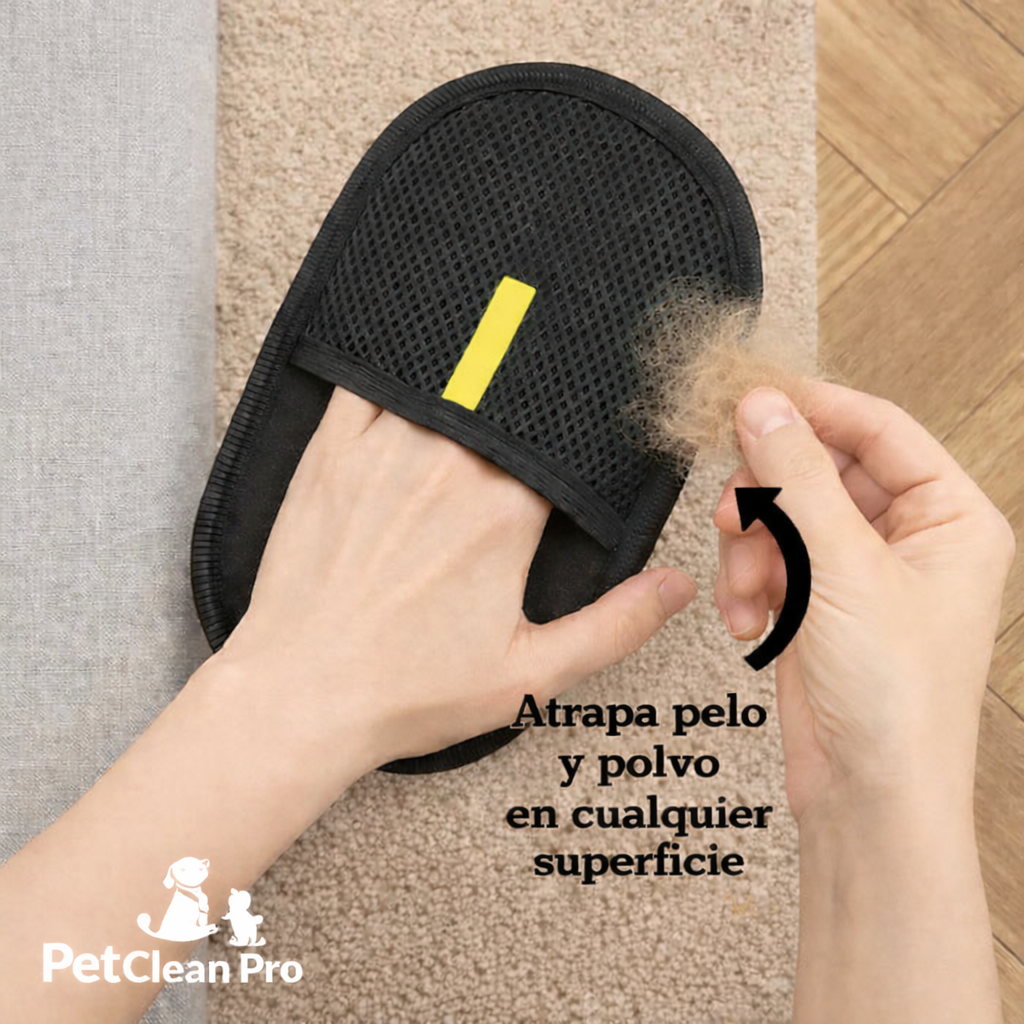 Guante Profesional Removedor de Pelo para Mascotas