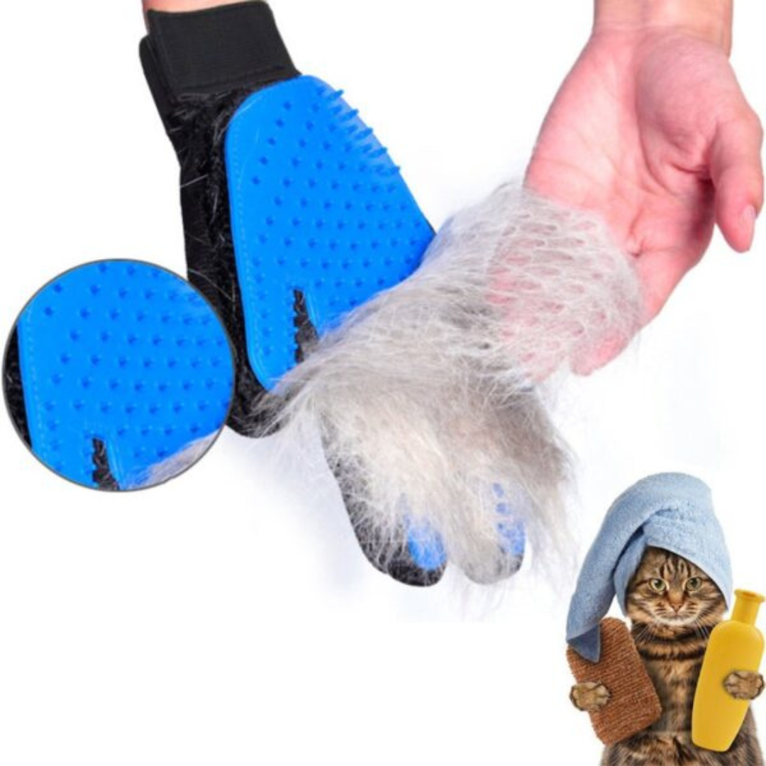 Guante Quitapelos Reutilizable para Perros y Gatos